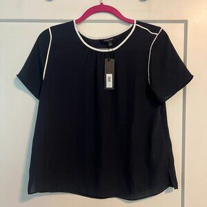Banana Republic Navy Short Sleeved Top